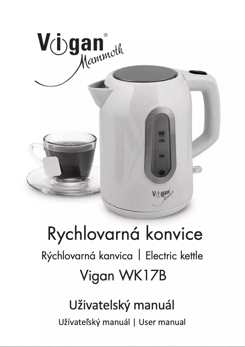 Page 1 de la notice Manuel utilisateur Vigan Mammoth WK17B