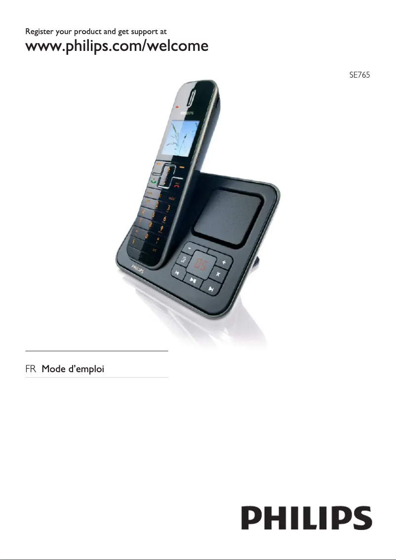 Page n°1 - Manuel utilisateur Philips SE7652B
