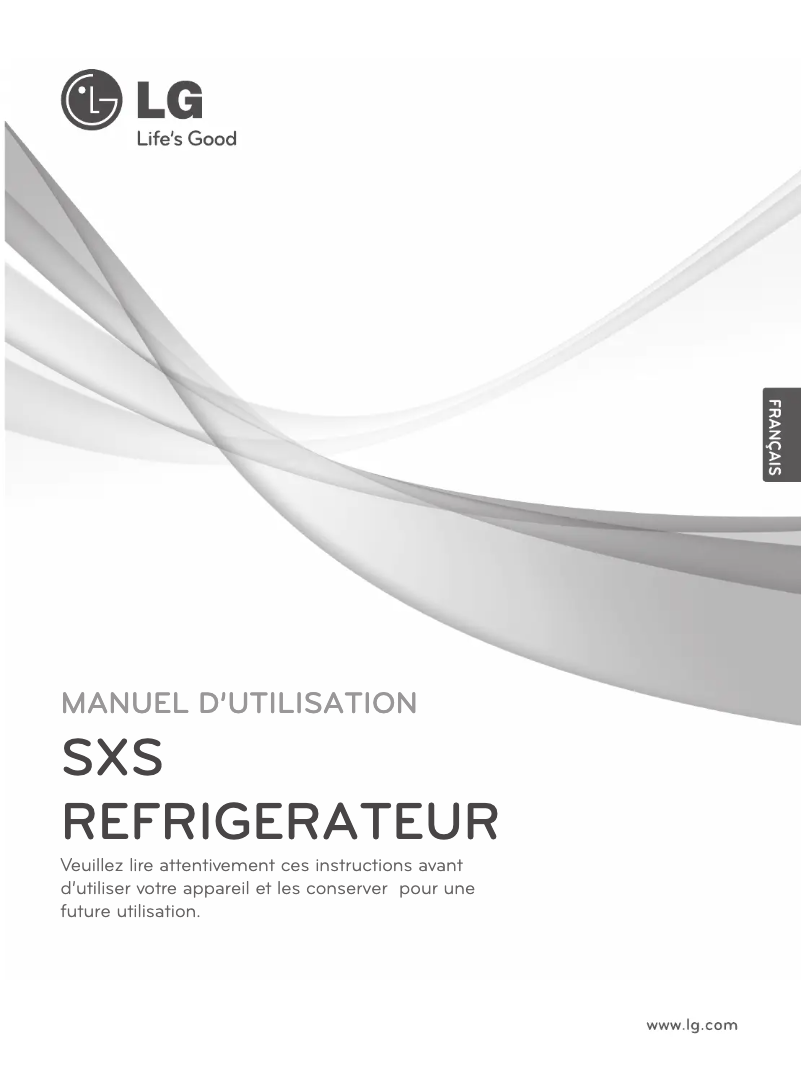 Page n°1 - Manuel utilisateur LG GS9267KSAV