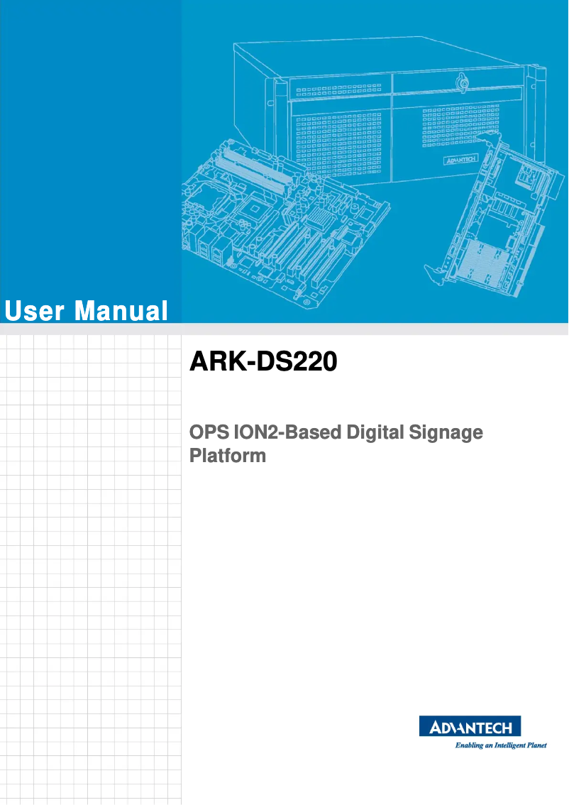 Image de la première page du manuel de l'appareil ARK-DS22