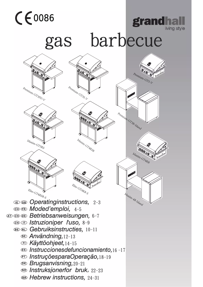 Image de la première page du manuel de l'appareil Premium-GT3S-V