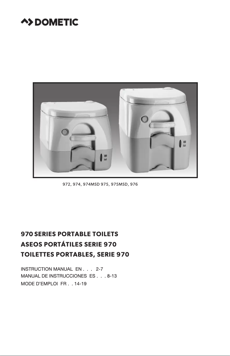 Page 1 de la notice Guide d'installation Dometic 976
