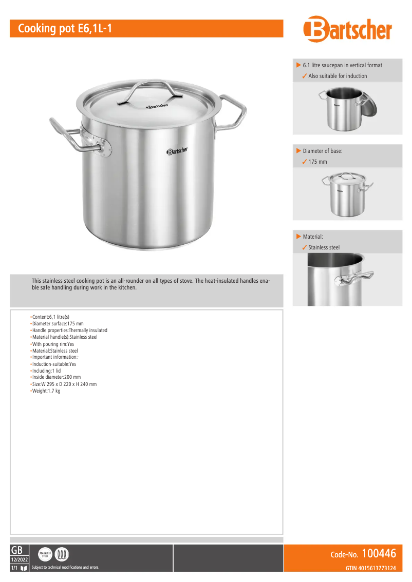 Image de la première page du manuel de l'appareil 100446