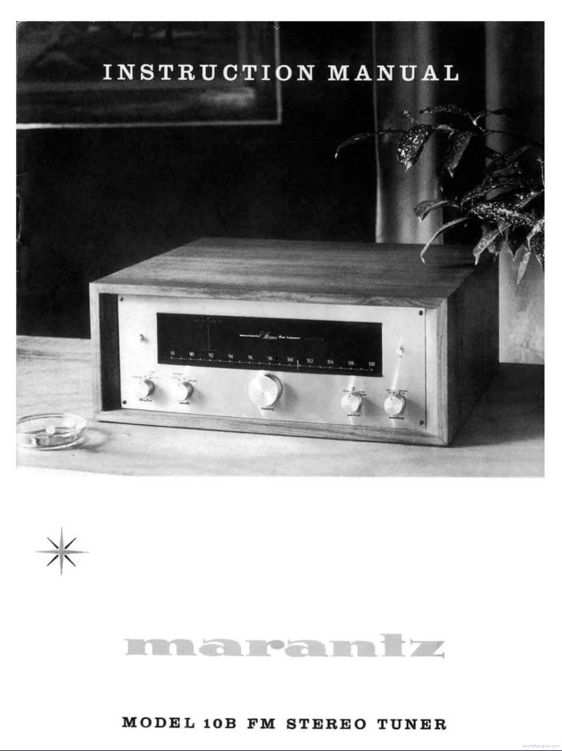 Page n°1 - Manuel utilisateur Marantz Model 10-B