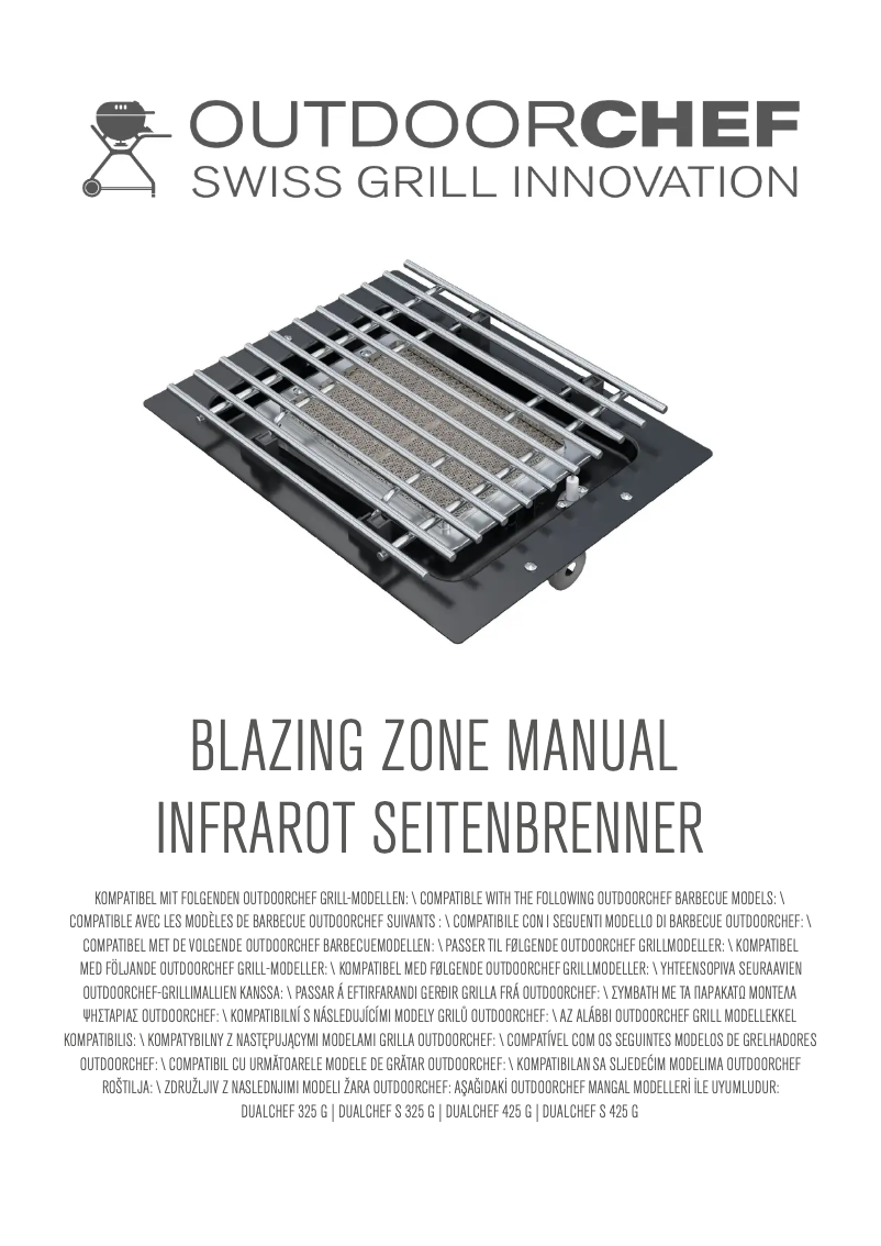 Image de la première page du manuel de l'appareil Blazing Zone Dualchef