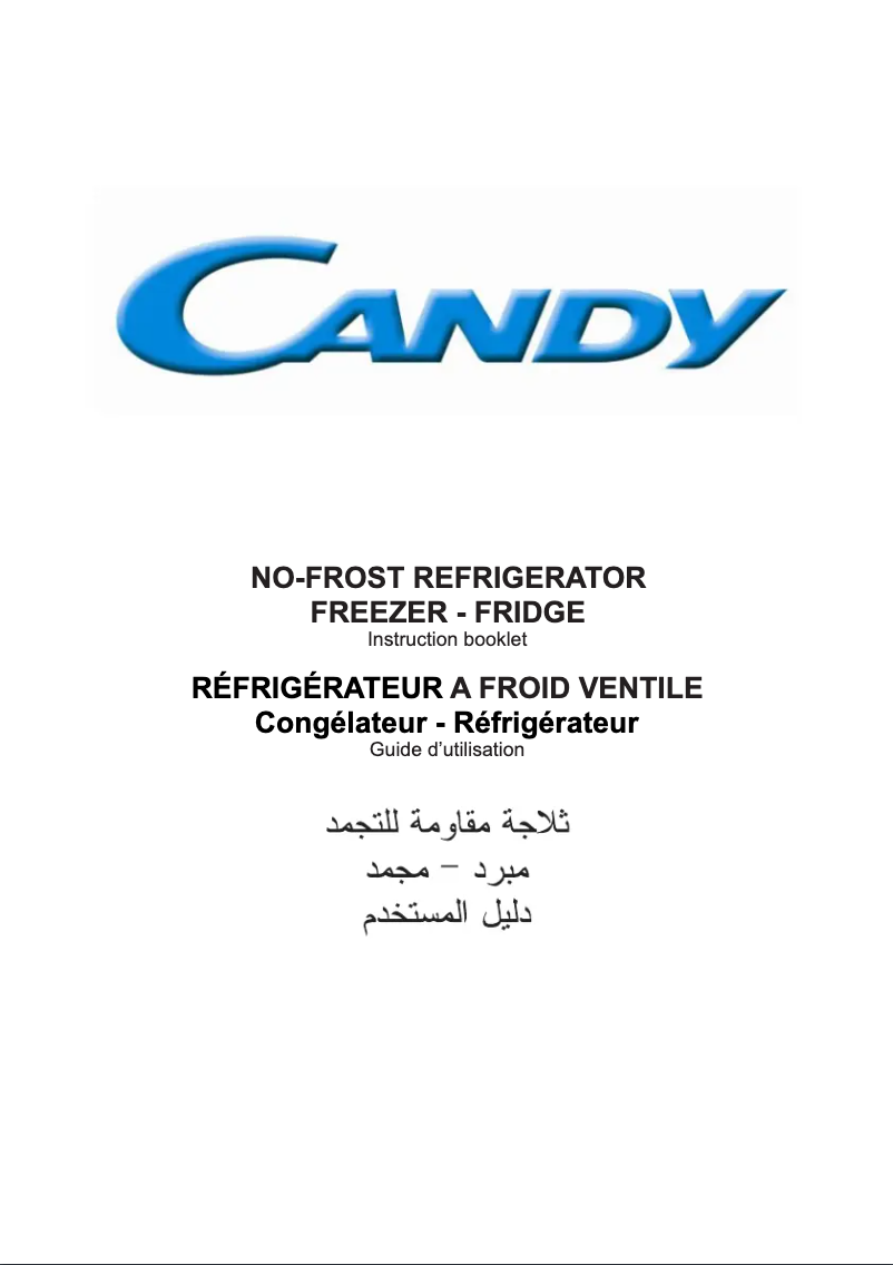 Page n°1 - Manuel utilisateur Candy CCDN 640 SHD