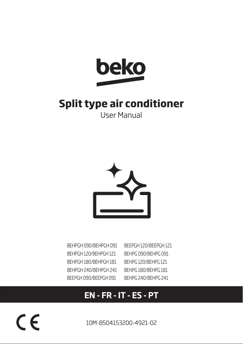 Page n°1 - Manuel utilisateur Beko BEEPGH 091