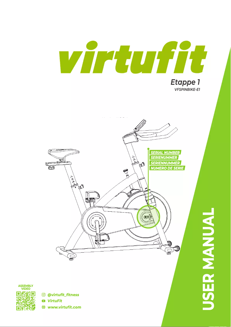 Página 1 del manual Manual de usuario VirtuFit Etappe 1