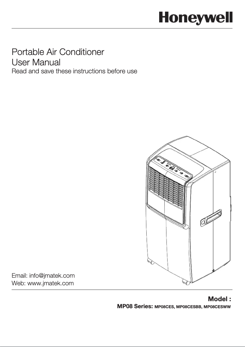 Page 1 de la notice Manuel utilisateur Honeywell MP08CESBB