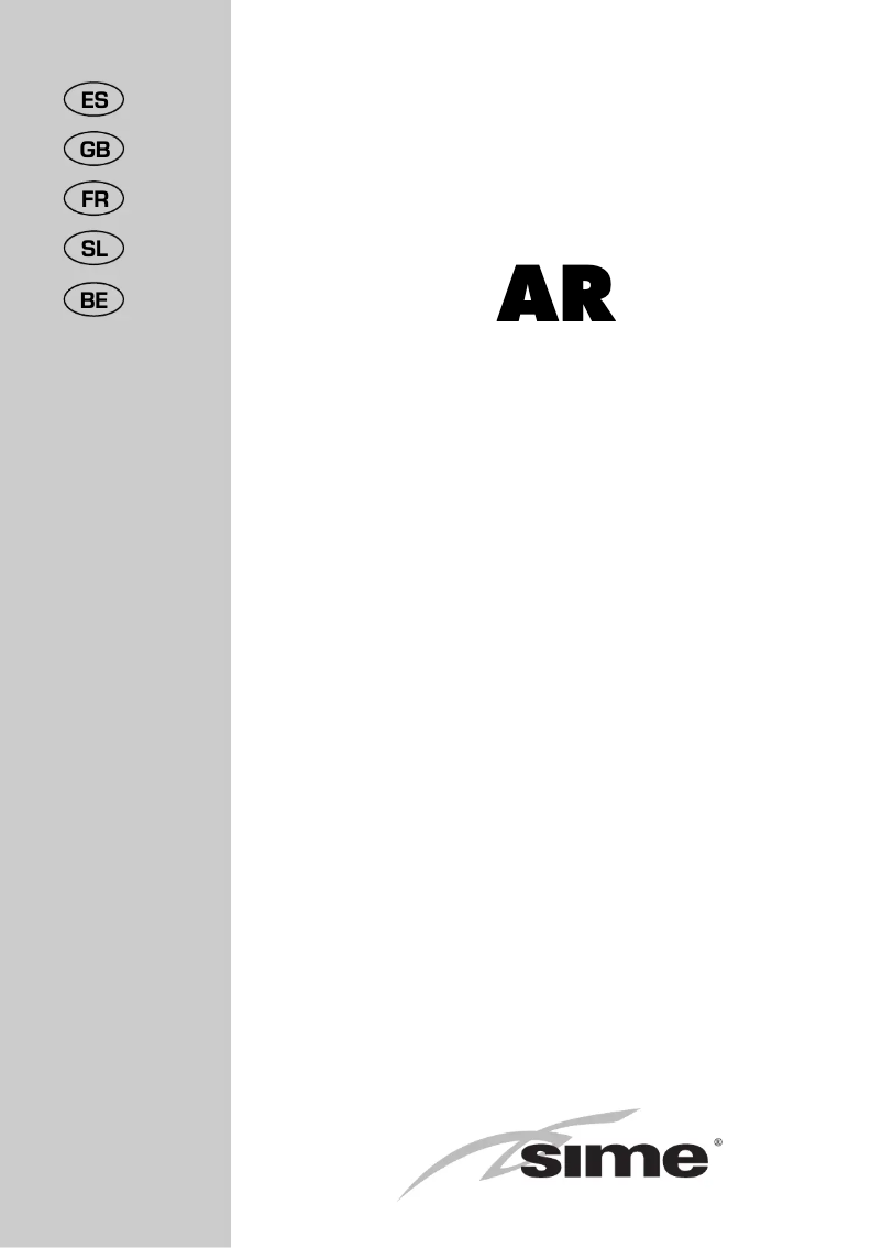 Imagen de la primera página del manual del dispositivo AR