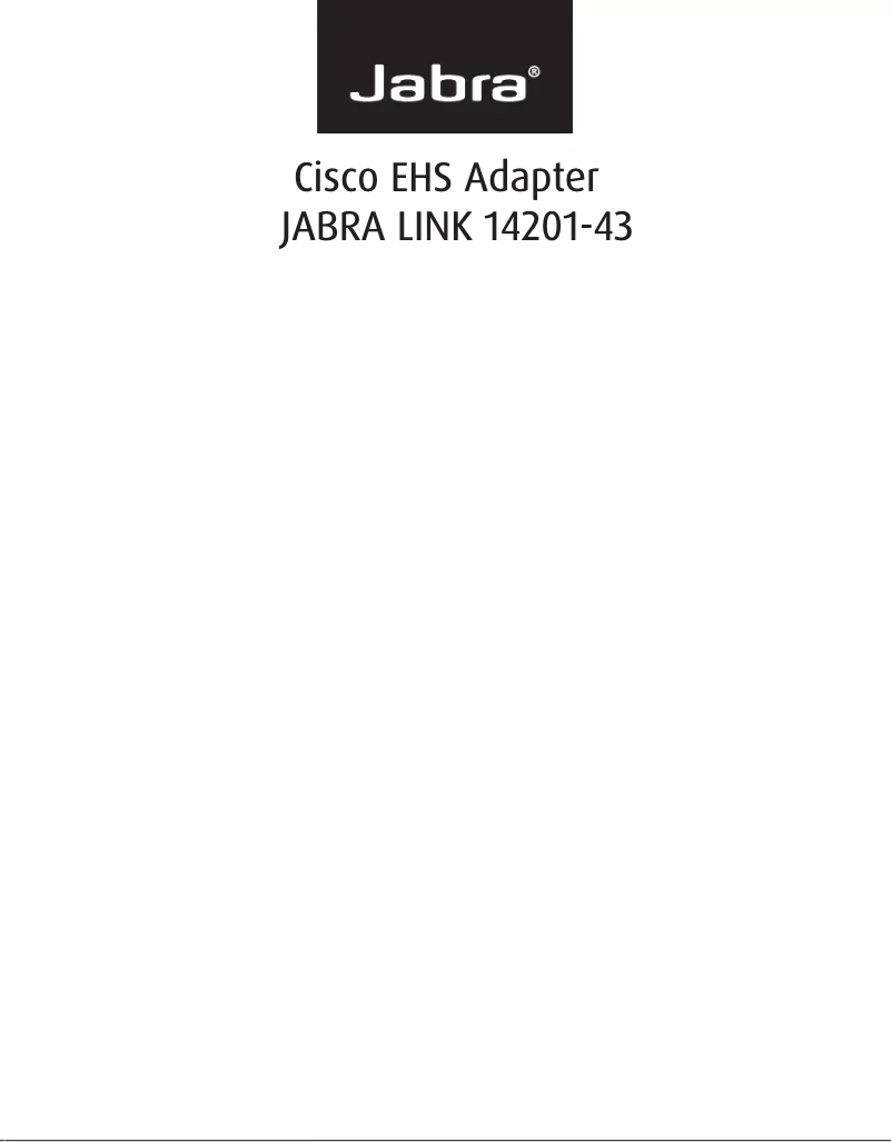 Página 1 del manual Manual de usuario Jabra Link 14201-43