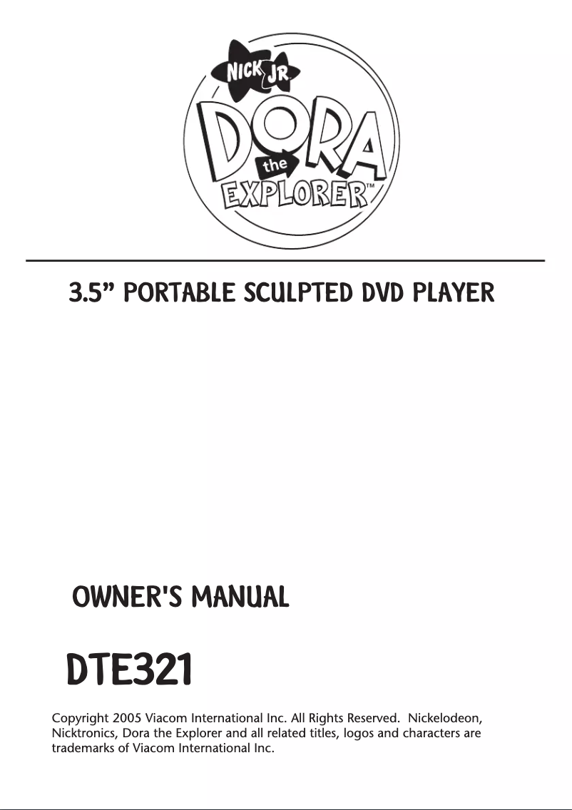 Image de la première page du manuel de l'appareil DTE321