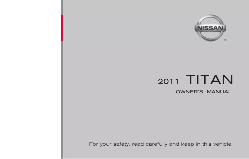 Page 1 de la notice Manuel utilisateur Nissan Titan (2011)