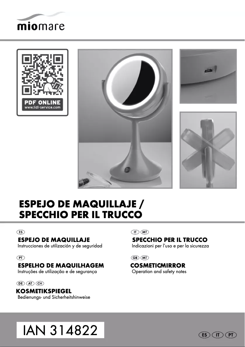 Image de la première page du manuel de l'appareil IAN 314822