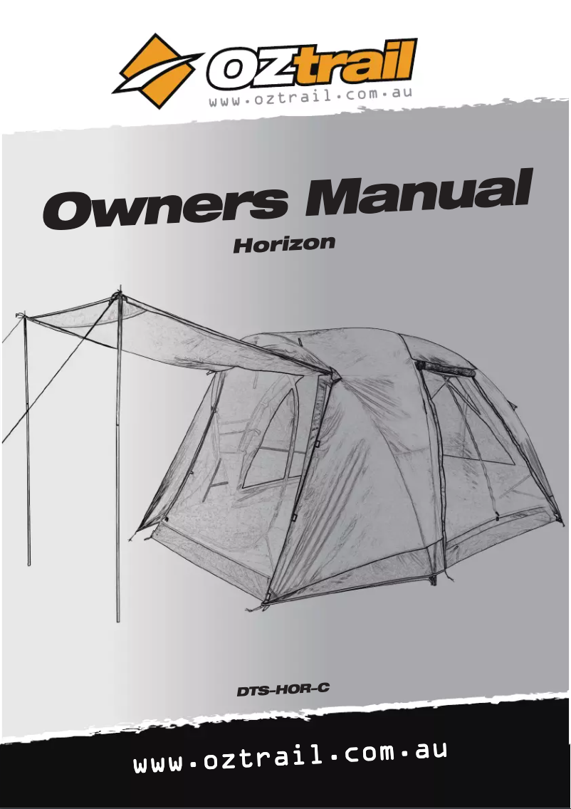 Page 1 de la notice Manuel utilisateur OZtrail Horizon