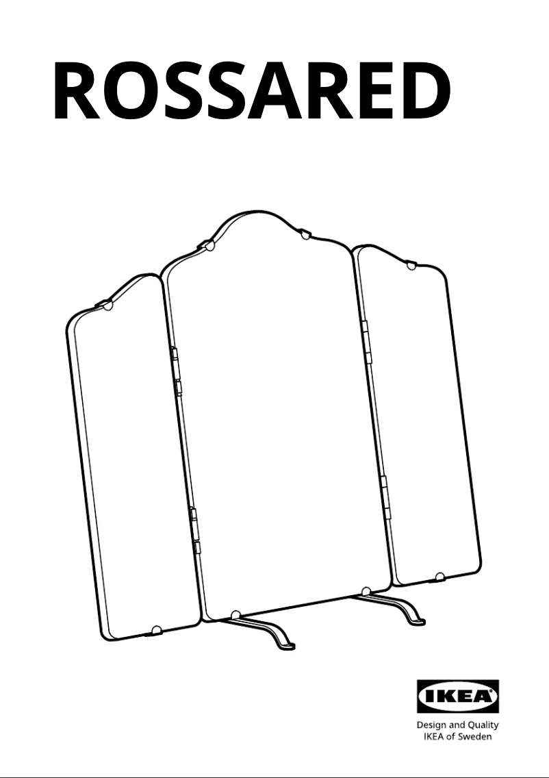 Image de la première page du manuel de l'appareil ROSSARED 805.070.43