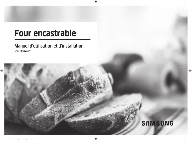 Image de la première page du manuel de l'appareil NV75R7676RS