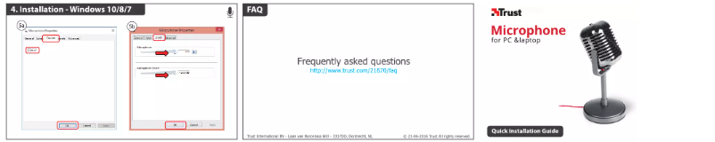 Page 1 de la notice Manuel utilisateur Trust Elvii