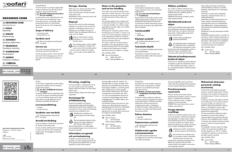 Image de la première page du manuel de l'appareil IAN 345682