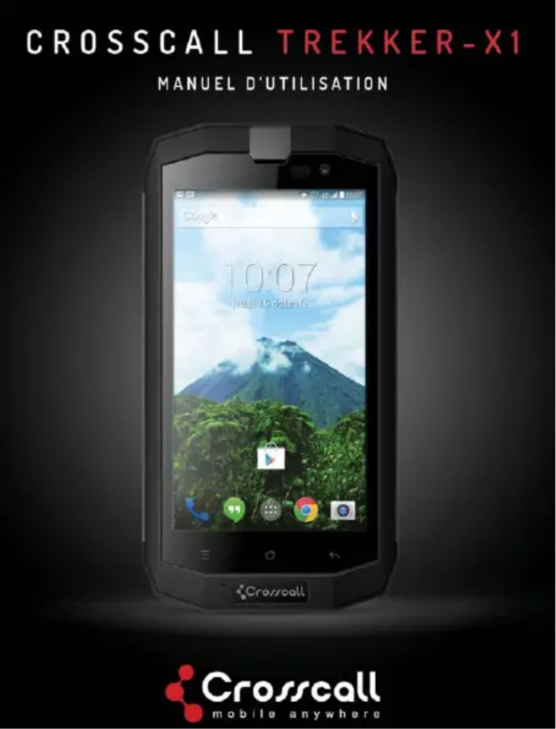 Image de la première page du manuel de l'appareil TREKKER-X1