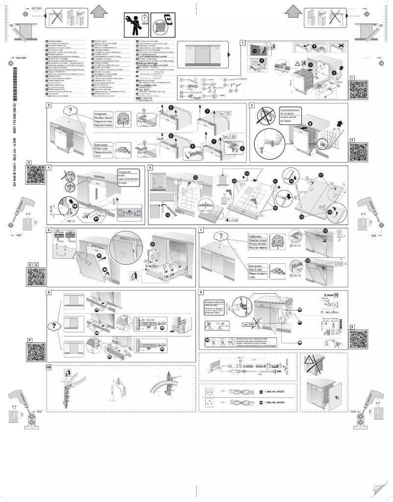 Page 1 de la notice Instructions / montage Constructa CG4B05V9