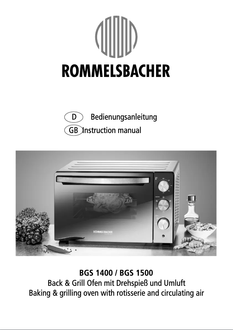 Imagen de la primera página del manual del dispositivo BGS 1500