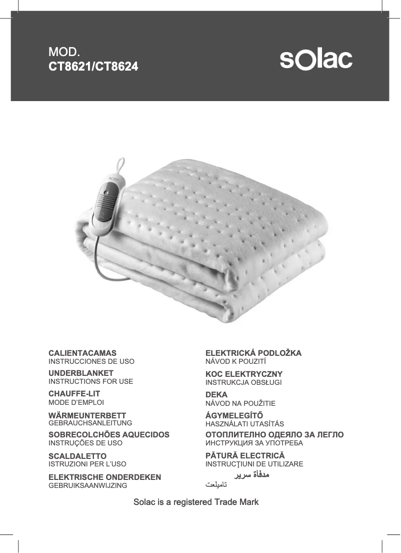 Image de la première page du manuel de l'appareil Norway CT8624