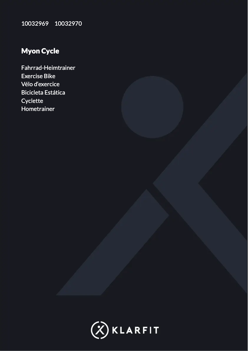 Página 1 del manual Manual de usuario Klarfit Myon