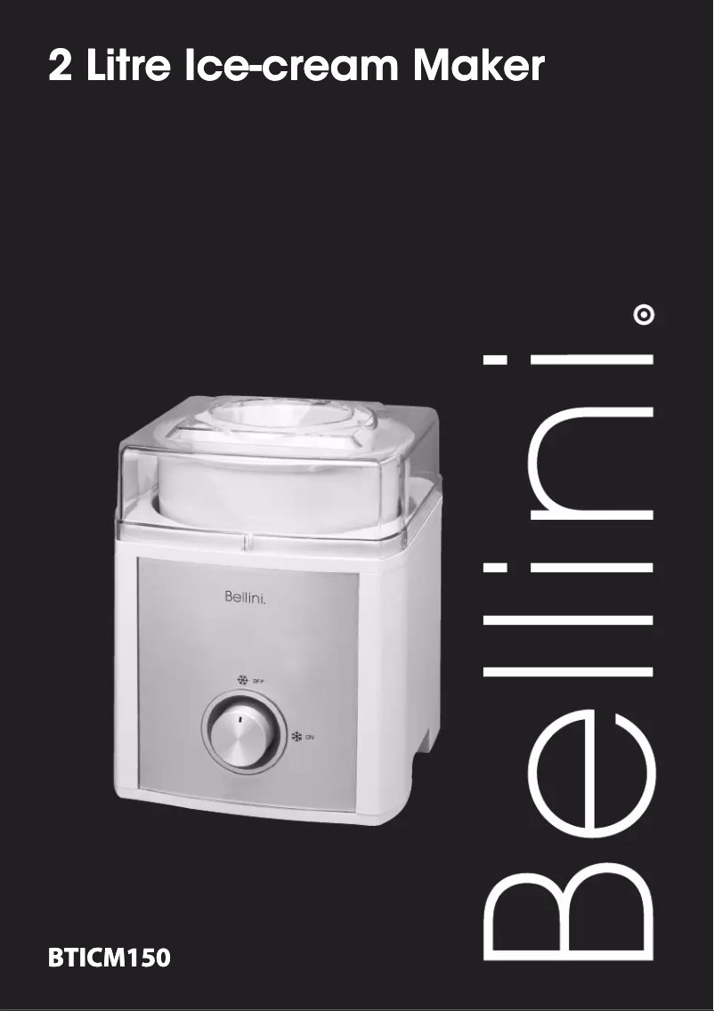Page 1 de la notice Manuel utilisateur Bellini BTICM150