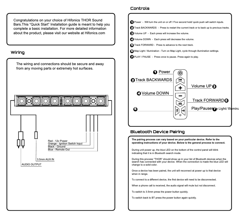 Image de la première page du manuel de l'appareil THOR TPS-6