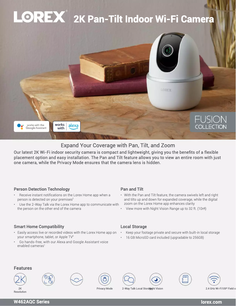 Image de la première page du manuel de l'appareil W462AQD-EG