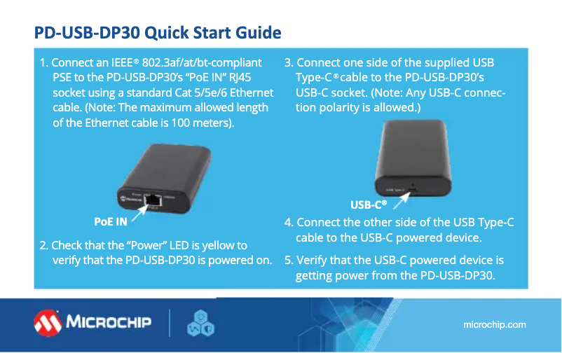 Image de la première page du manuel de l'appareil PD-USB-DP60