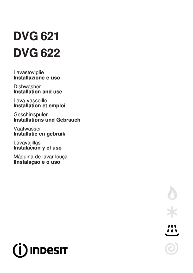 Image de la première page du manuel de l'appareil DVG 622 IX