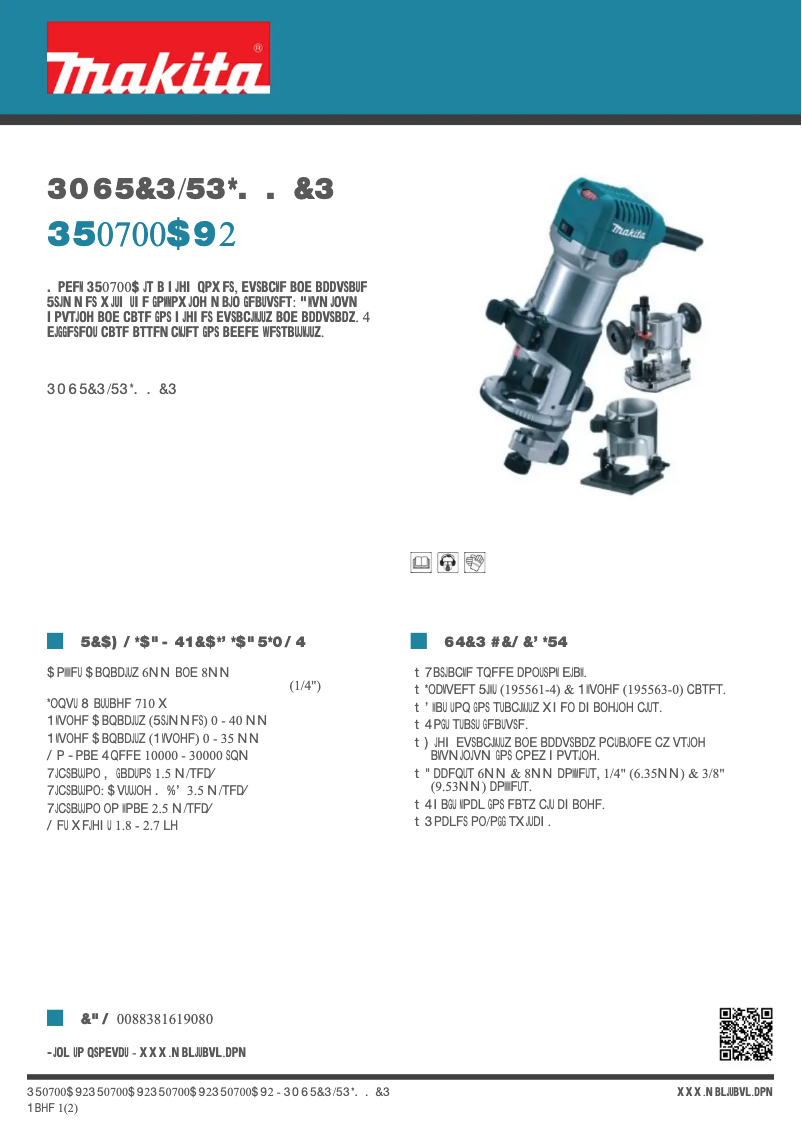Image de la première page du manuel de l'appareil RT0700C