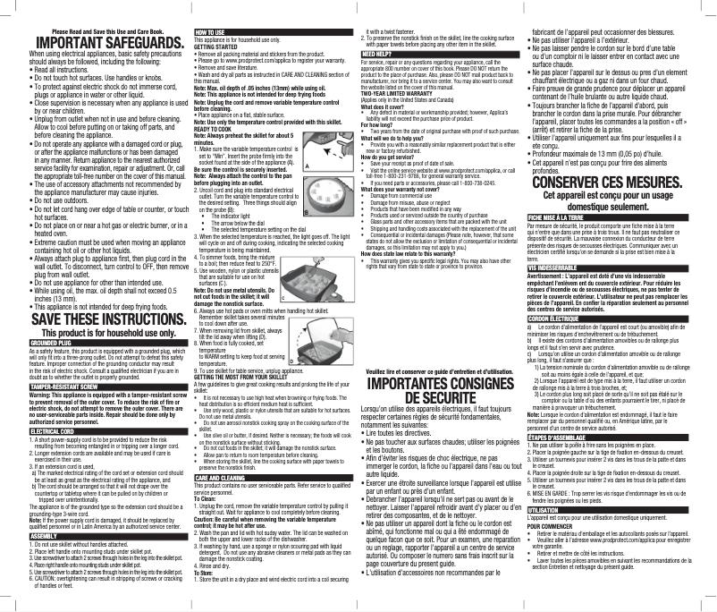 Imagen de la primera página del manual del dispositivo SK1215BC