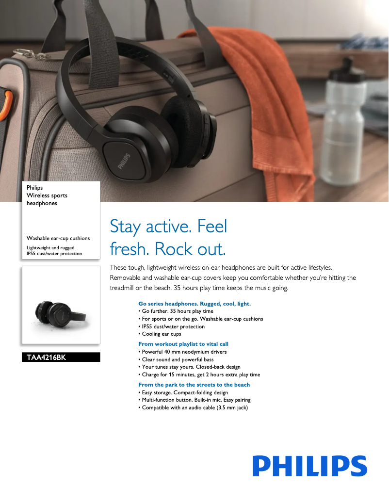 Image de la première page du manuel de l'appareil TAA4216