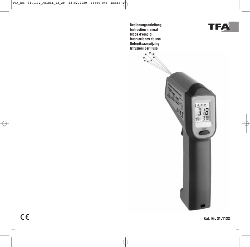 Page n°1 - Manuel utilisateur TFA Beam 31.1132