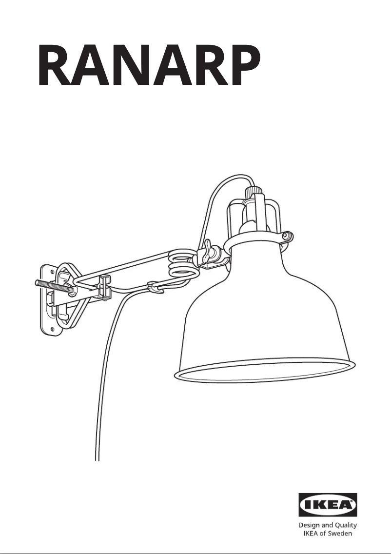 Imagen de la primera página del manual del dispositivo RANARP 202.313.25