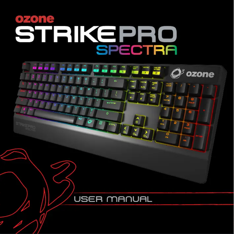 Page n°1 - Manuel utilisateur Ozone Strike Pro Spectra