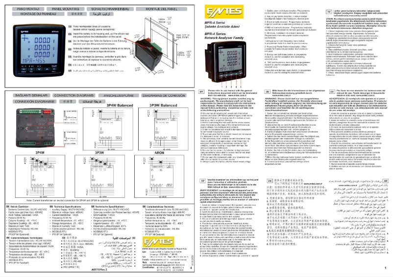 Page n°1 - Guide de démarrage rapide ENTES MPR-46S-L