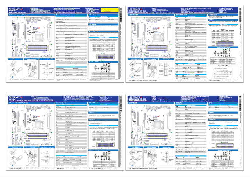 Image de la première page du manuel de l'appareil X11SAE-M