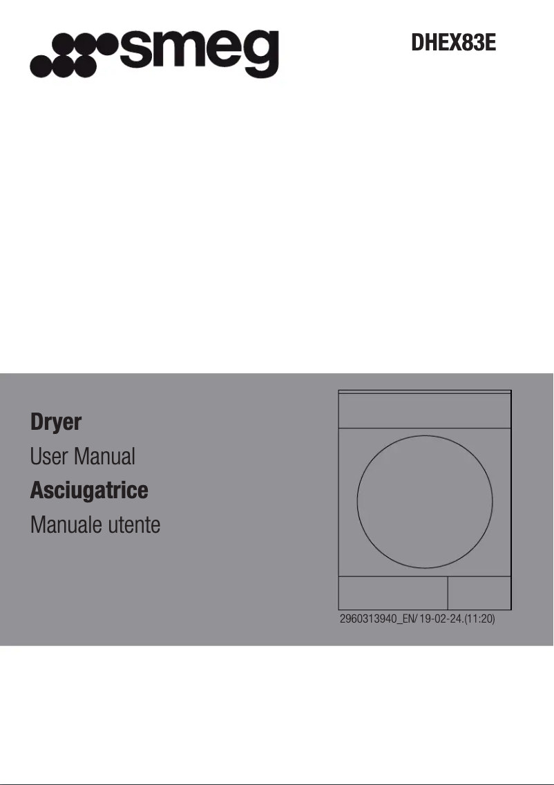 Page n°1 - Fiche technique Smeg DHEX83E