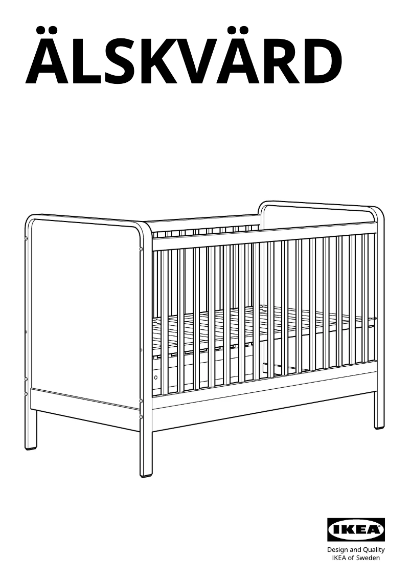Page 1 de la notice Manuel utilisateur Ikea ÄLSKVÄRD 004.667.01