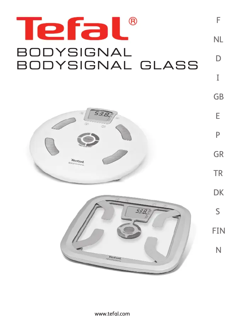 Page n°1 - Manuel utilisateur Tefal BodySignal BM7000