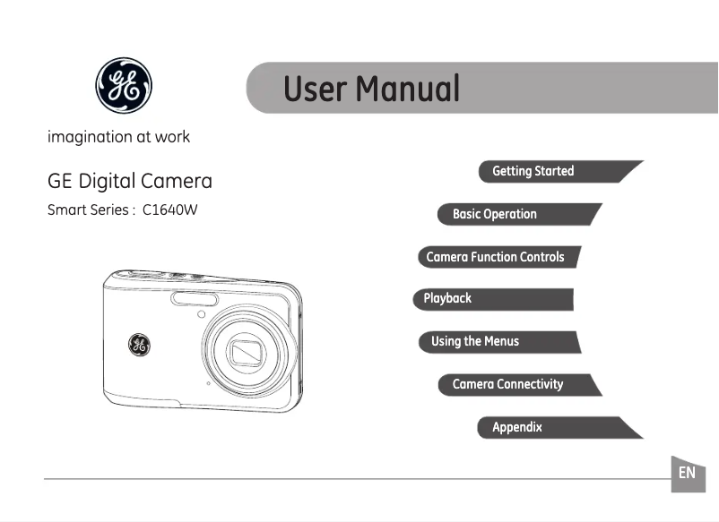 Page 1 de la notice Manuel utilisateur GE C1640W