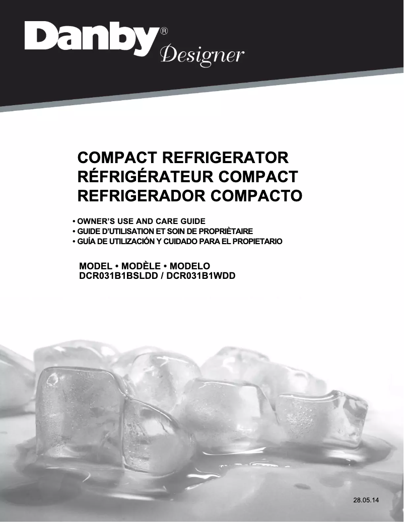 Página 1 del manual Manual de usuario Danby DCR031B1BSLDD