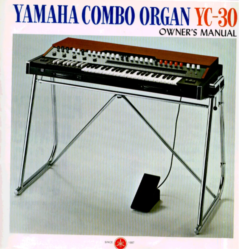 Page 1 de la notice Manuel utilisateur Yamaha YC-30