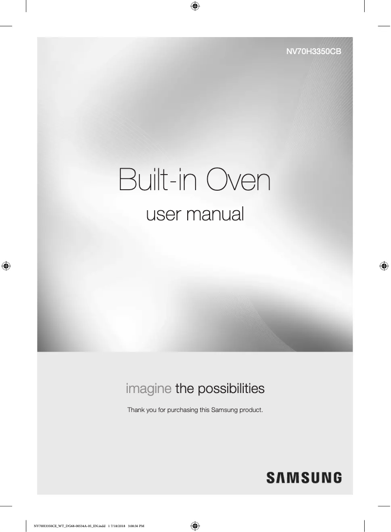 Page n°1 - Manuel utilisateur Samsung NV70H3350CB