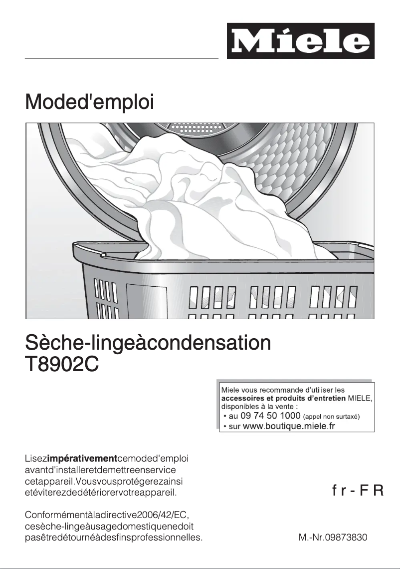 Image de la première page du manuel de l'appareil T 8902