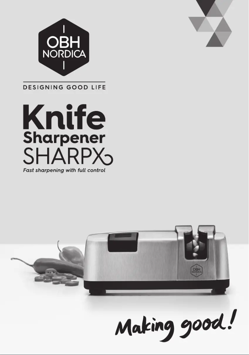 Page 1 de la notice Manuel utilisateur OBH Nordica SharpX 9960